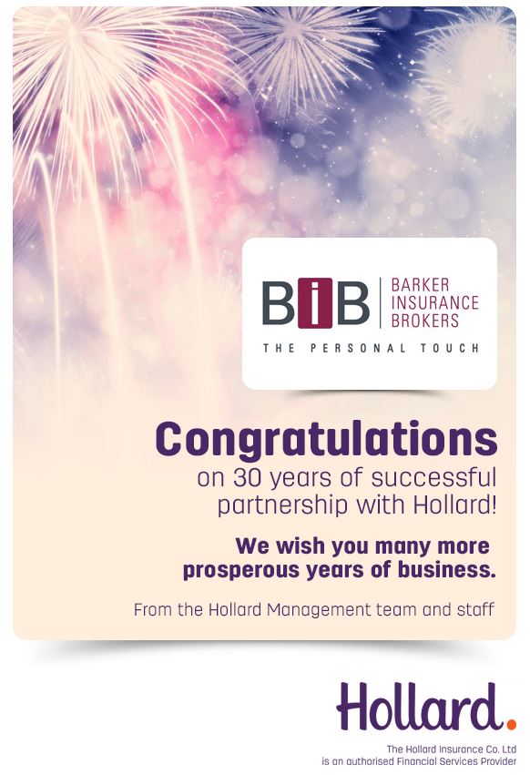 barker_ins's tweet photo. This month we celebrate 30 years in partnership with @Hollard. A special thanks &amp; here's to the next 30 years! https://t.co/SNHRgyIXBb