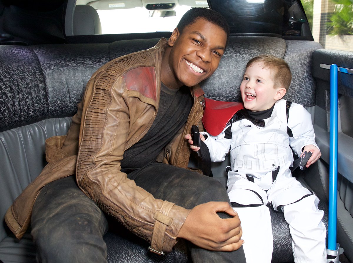RaysofSunshine's tweet photo. Happy @starwars Day, #MayThe4thBeWithYou - #throwback to @JohnBoyega granting Daniel's greatest #wish https://t.co/oBNk0jrpwP
