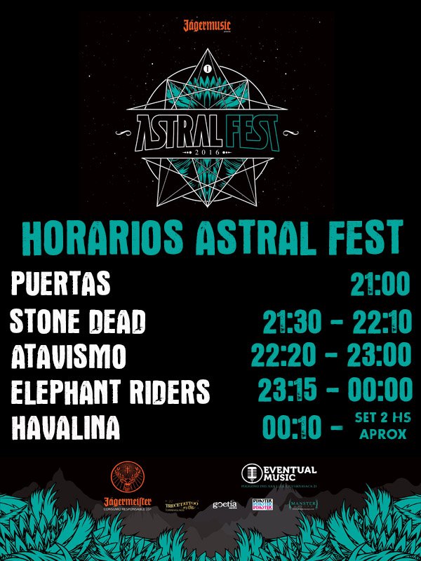 Horarios del <a href="/AstralFestMlg/">Astral Fest</a> ya disponibles!!!
