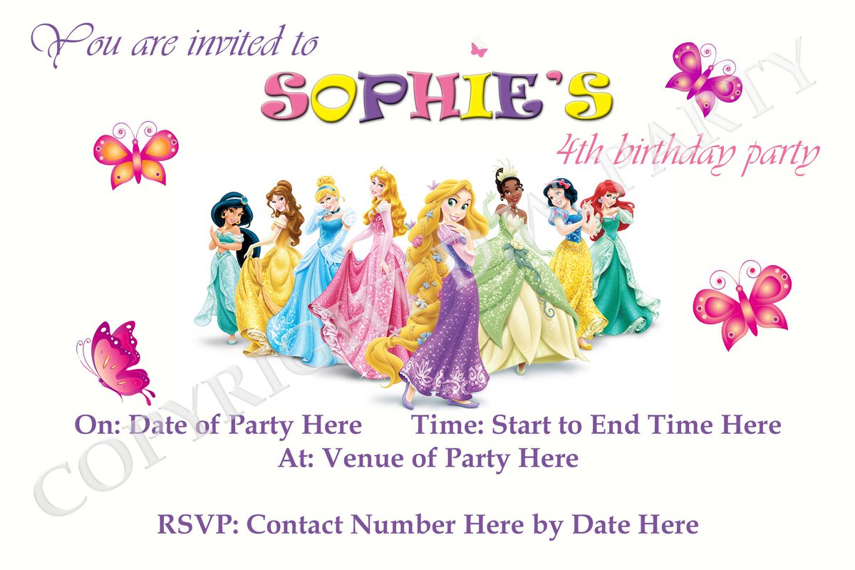 DWPartyDesigns's tweet photo. Our third bestseller is #DisneyPrincesses https://t.co/mRlyyLPuZZ Personalised #party invitations &amp; thank you cards https://t.co/qmaCbVQBfP