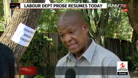 DripDripSplash1's tweet photo. LIVE: M.Pela from dept of labour gives more insight into why the probe of the #Graystonbridgecollapse was postponed https://t.co/hjk7JuAS3U
