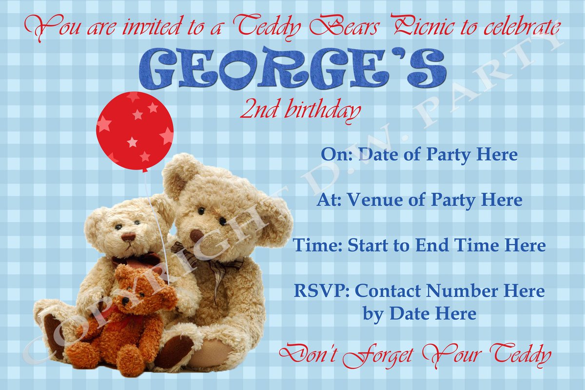 DWPartyDesigns's tweet photo. Our latest design is #TeddyBearsPicnic https://t.co/mRlyyLPuZZ What do you think? #birthday #party https://t.co/hKkK2KfAjh