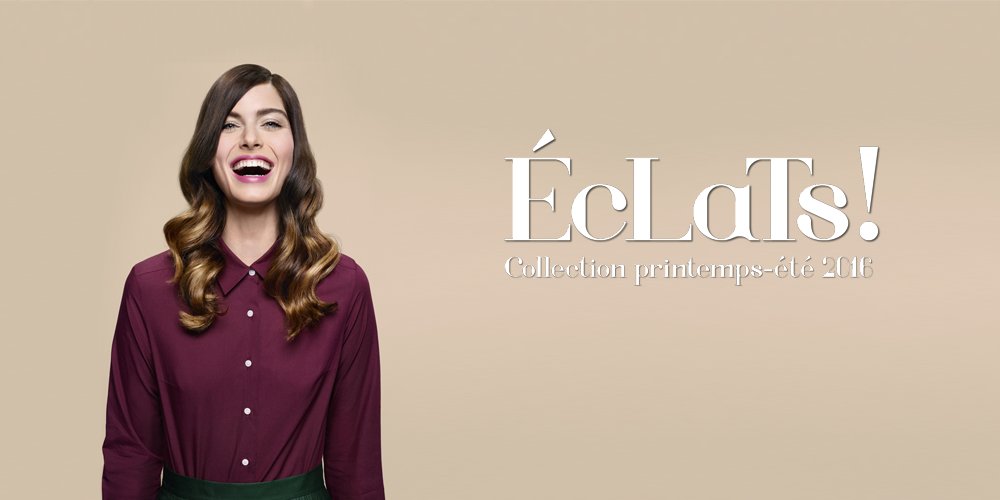 camillealbane's tweet photo. ÉCLATS | ''Longueurs glamour'' #CollectionPE
Brillance séductrice et #balayage sur base de brun aux accents chocolat https://t.co/frkLff6QAC