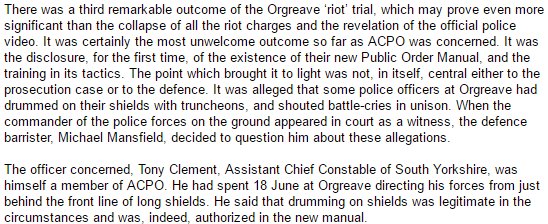 piombo's tweet photo. #Orgreave now familiar ACPO line that anything is "legitimate" if "authorized" in a manual https://t.co/DdZ7Zk1gao https://t.co/k6YEnyGlzJ