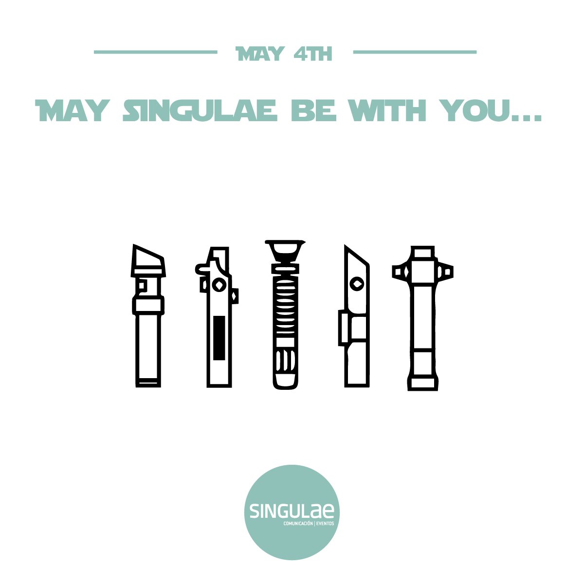 Feliz día de #StarWars del equipo de Singulae! #MayThe4th #MayTheForceBeWithYou