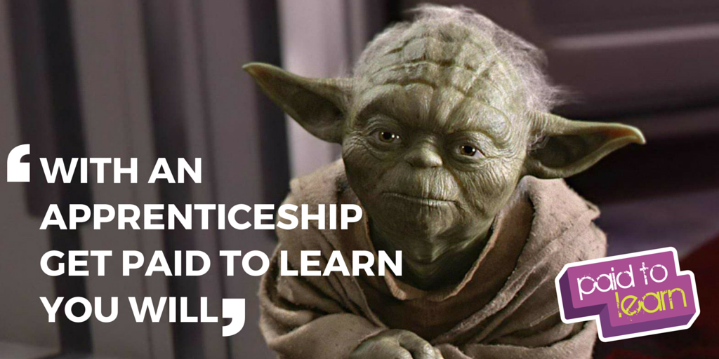 Pos_OutSarah's tweet photo. Is your teenager about to take #exams? #Apprenticeships are a great way to get PaidToLearnAdvice #Maythe4thbewithyou https://t.co/foprN2FSov