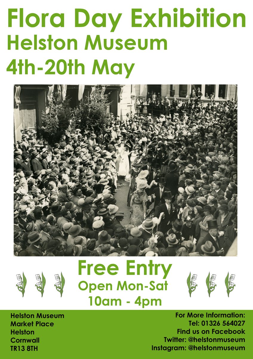 musecornishlife's tweet photo. Come along from today &amp; see our wonderful #FloraDay16 exhibition filled with photos, objects and our knitted dolls! https://t.co/WKOD7Wt4am