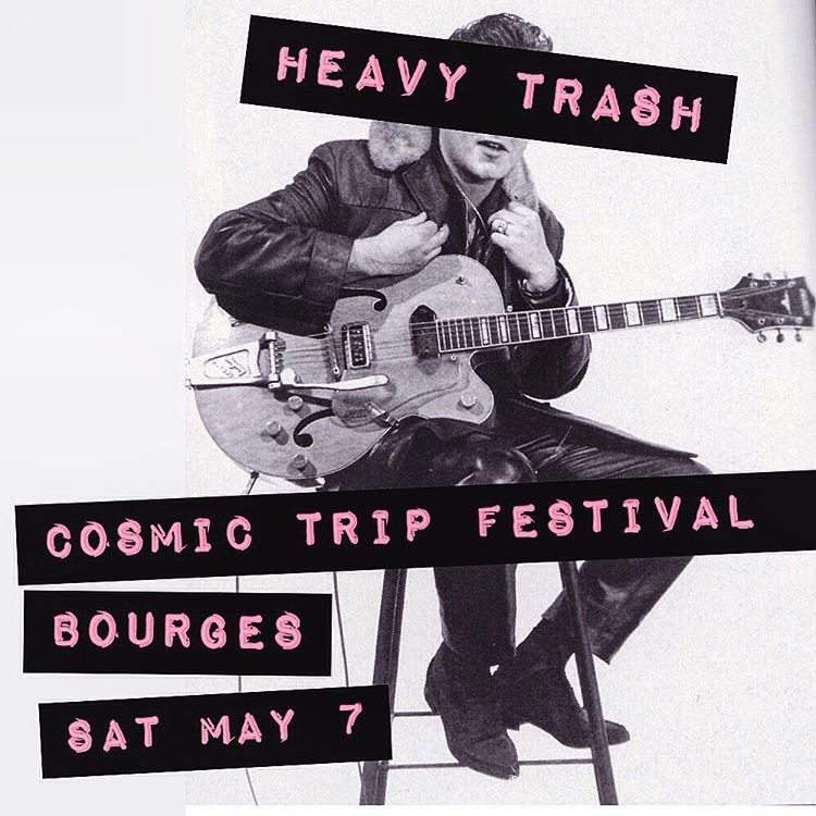popcatastrophe's tweet photo. Heavy Trash – Cosmic Trip Festival, Palais d'Auron, Bourges, France (7 May 2016)
Info: https://t.co/bocm4dMMmh https://t.co/U0Yi906cmL