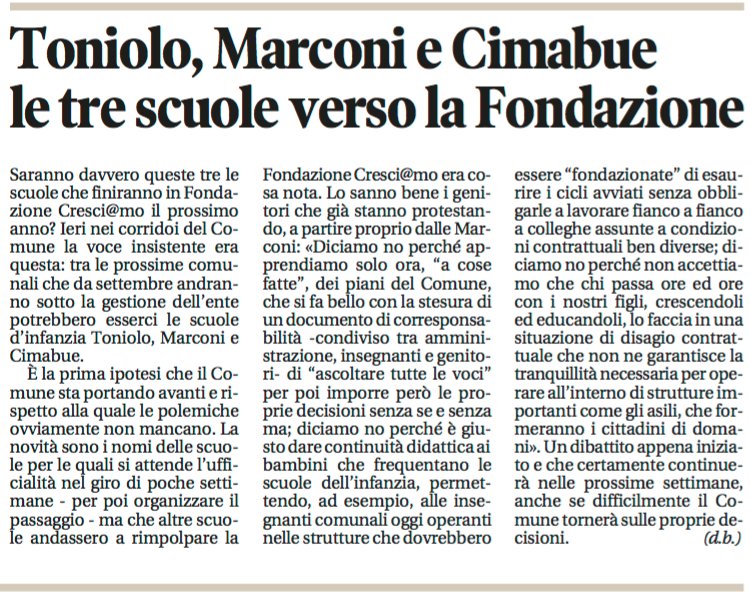 modenazerosei's tweet photo. Queste le scuole prossime alla #fondazioneCresciamo? @gazzettamodena https://t.co/WsgBFtrbVX