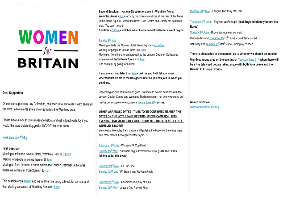 FrackingH's tweet image. mrengland.org.uk/Vote-Leave-Eve… We are going to Wembley
#VoteLeave