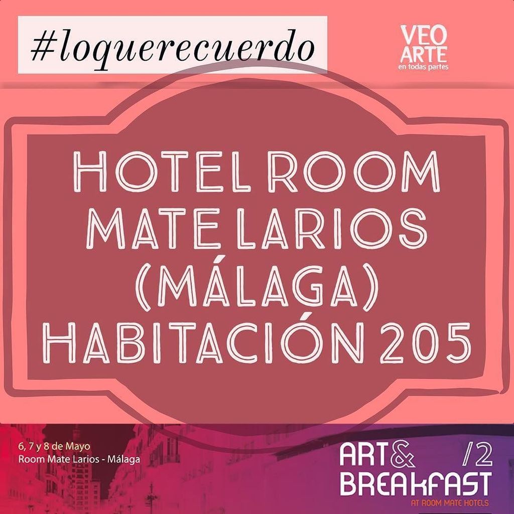 VeoArte's tweet photo. ¡Málaga que bella eres! Os esperamos en el @roommatehotels Larios en la habitación 205 #culturamalaga #malaga #love… https://t.co/uB3UxXHfdg
