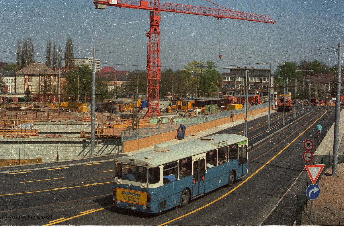 Bauarbeiten an und um den Bahnhof Wilhelmshöhe im Jahr 1988 #Kasselhistorisch (sa) https://t.co/thvvSFM4fV