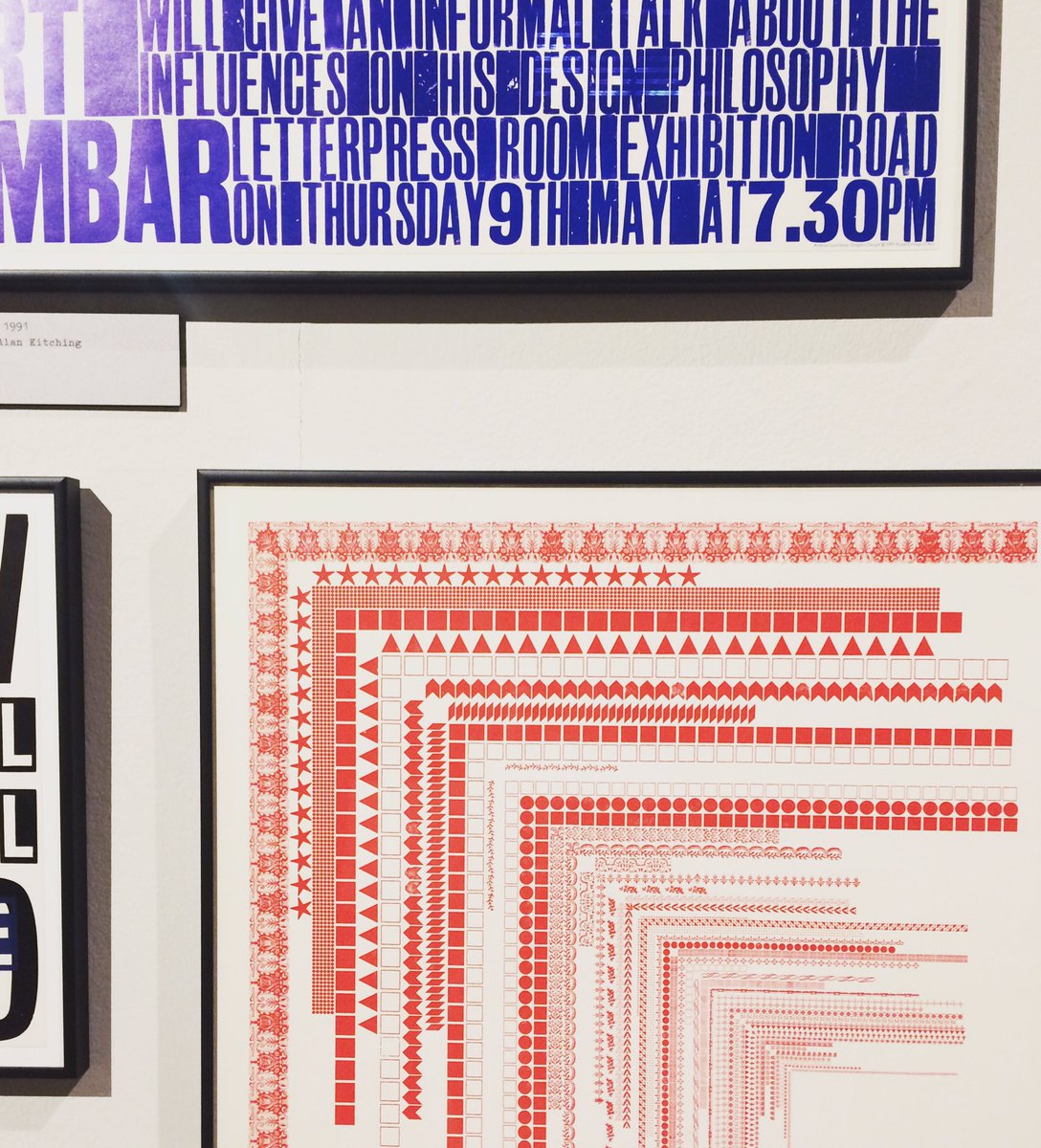 nataliebraune's tweet photo. Amazing Alan Kitching selection at #pickmeuplondon #letterpress https://t.co/rbRFn4ozNb