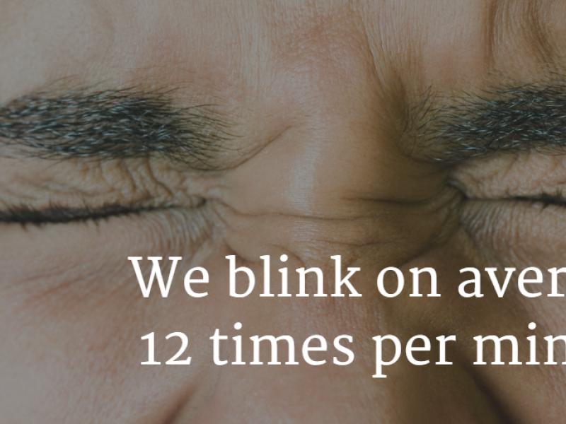 WCO_CE's tweet photo. We blink on average 12 times per minute https://t.co/mxHTAxDSkd