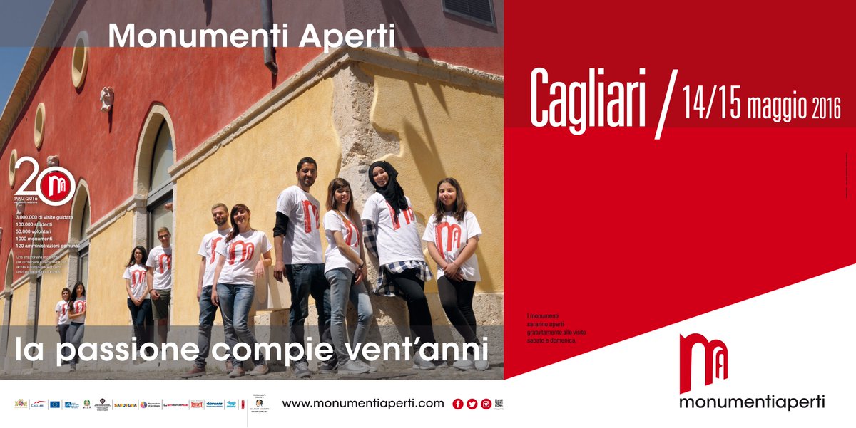 monumentiaperti's tweet photo. Tutto iniziò a #Cagliari. Per l'occasione ci siamo fatti in due ;) @Comune_Cagliari @cagliariturismo @cagliaritweet https://t.co/y3aH97xZYd