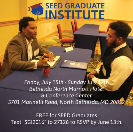 Grads from the classes of '13, '14 &amp; '15, check your email for your invitation to this year's Institute! #SGI2016
