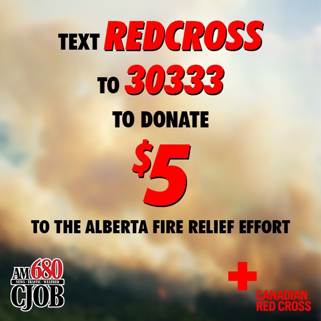 Want to help those impacted by #FortMacFire - Canadian Red Cross taking donations. donate.redcross.ca/ea-action/acti…