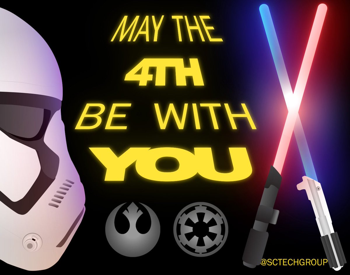 SCtechgroup's tweet image. Happy #StarWarsDay - #MayThe4thBeWithYou #MayTheFourthBeWithYou  #StarWars #WebDesign #WebDesignAgency #Illustration