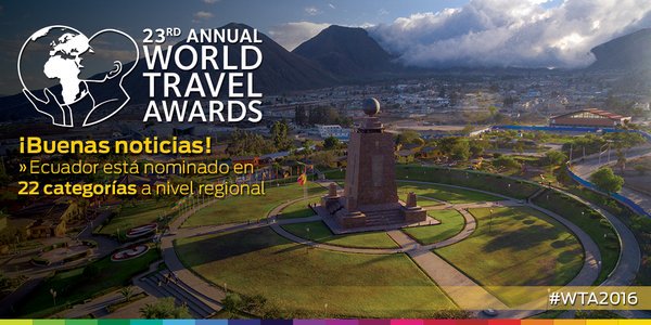 MFAEcuador's tweet photo. NOW: #VoteForEcuador from anywhere in the world https://t.co/6oRcYYvALB #WTA2016 https://t.co/FPoFKLTWmN