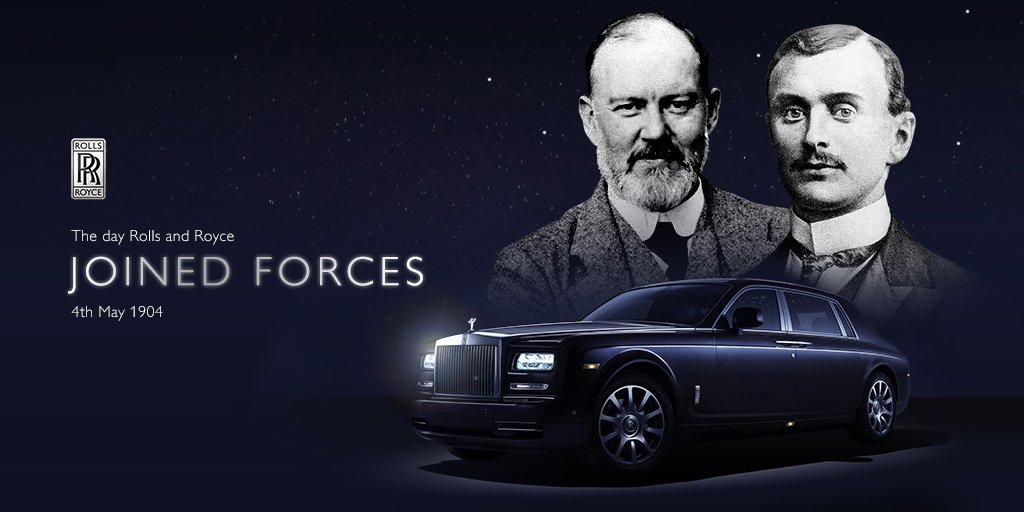 RollsRoyce Motor Cars on Twitter "On Maythe4th 1904, our founders