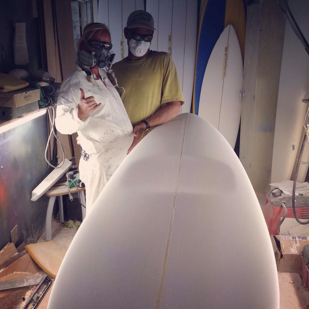 amreichman's tweet photo. Belly concaved #surfboard 8'0 "Pregg" #maternity #pregnancy #surfing #TEAM effort #totahsurfboards & #AMVRT #love https://t.co/uFYxXxgNov