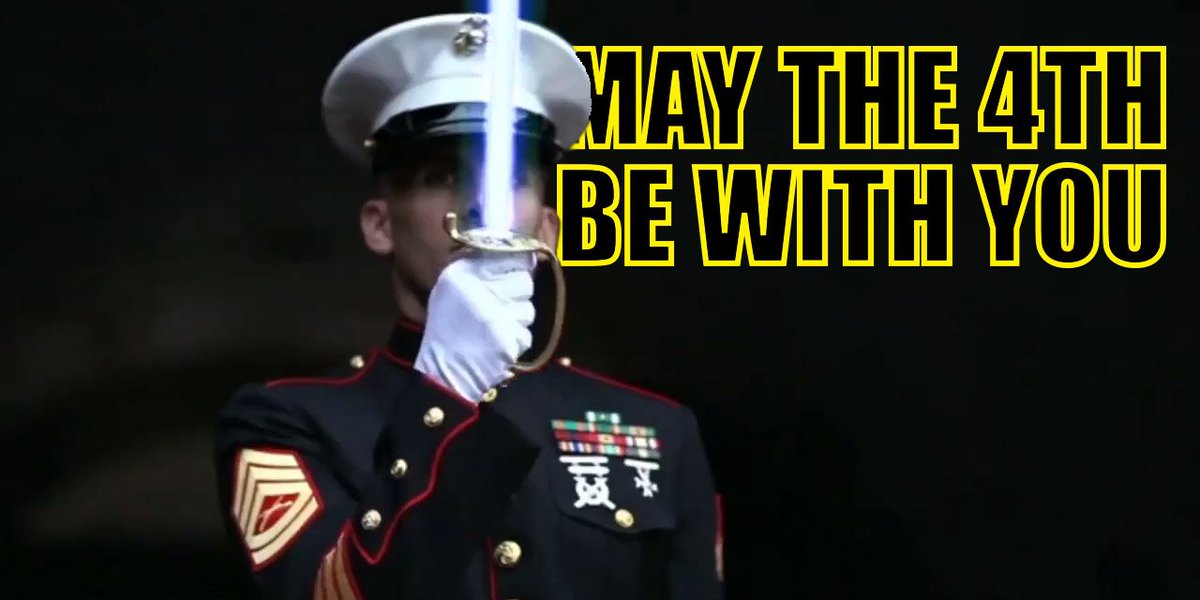 USMC's tweet photo. #MayThe4thBeWithYou, Marines! https://t.co/ef7FhCQGHr