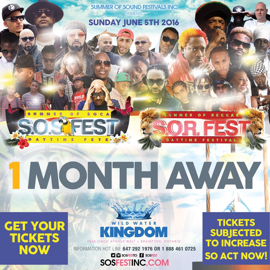socaprince's tweet photo. 1 Month away until 28 artists hit the stage on June 4th and 5th – https://t.co/dRlqSEUWeB
#SOSfestTO #SORfestTO https://t.co/c1iPim7sVZ