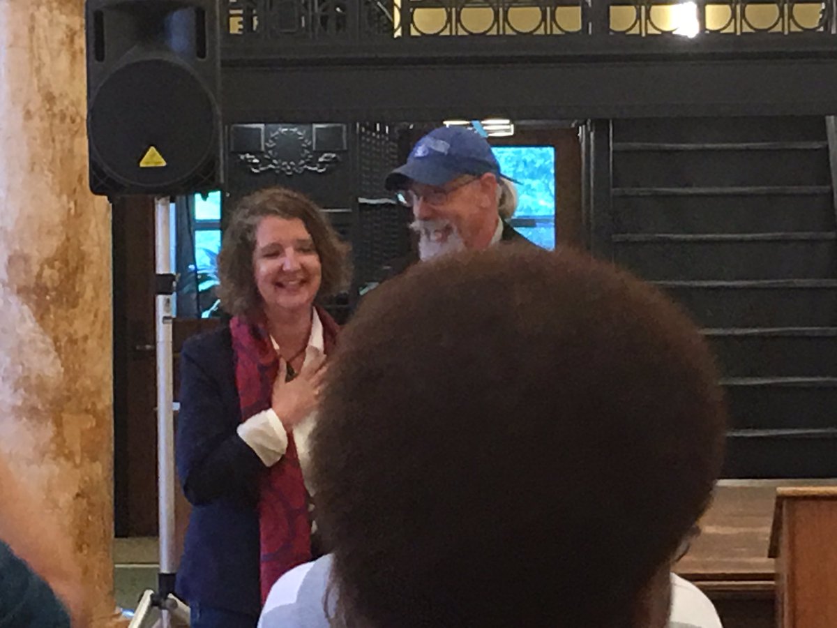 isucoll's tweet image. Dean Maule receives surprise award from colleagues for vision and persistence @Stephxena @FCTEISU