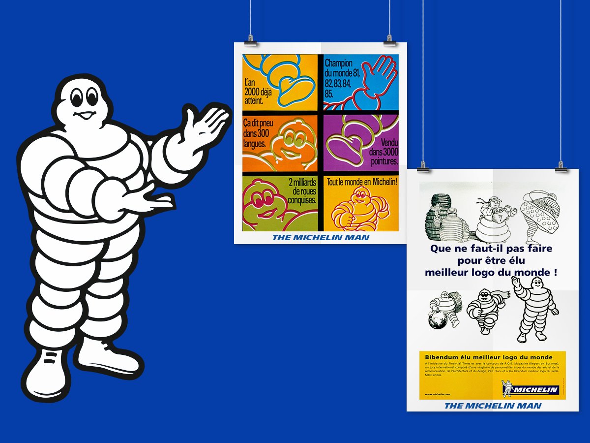 Bibendum michelin sticker