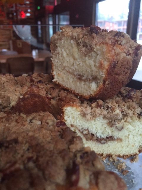Commonwealth906's tweet photo. Coffe cake in the morning is never a bad decision. #commonwealth906 #letthemeatcake #coffee https://t.co/MKdK0C8cOh