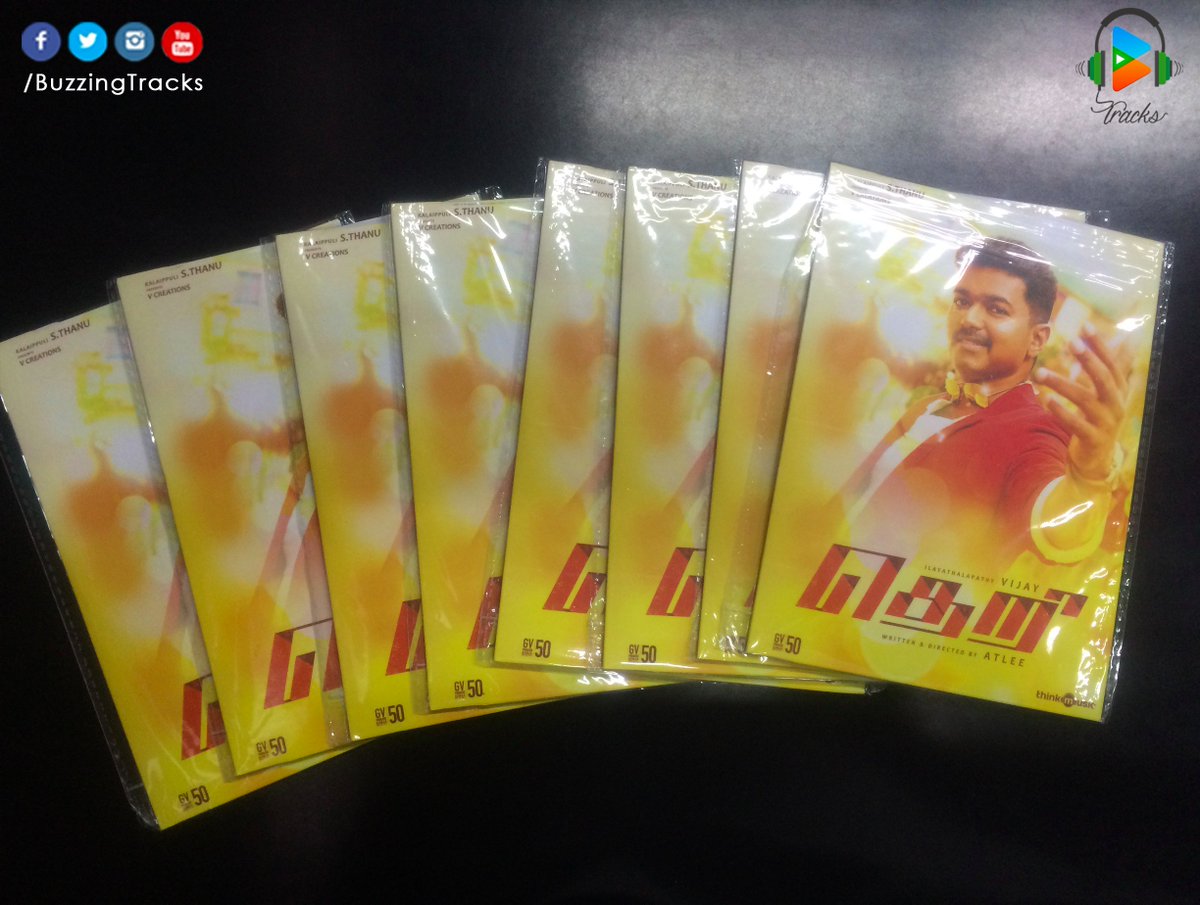 BuzzingTracks's tweet photo. Congrats @Rnaveen92 @Kaushik1695S @ThisIsUSB @iVijayAddict &amp; @VijayViru27. You've won official #Theri CD's. Check DM https://t.co/Yhavh58Bhf