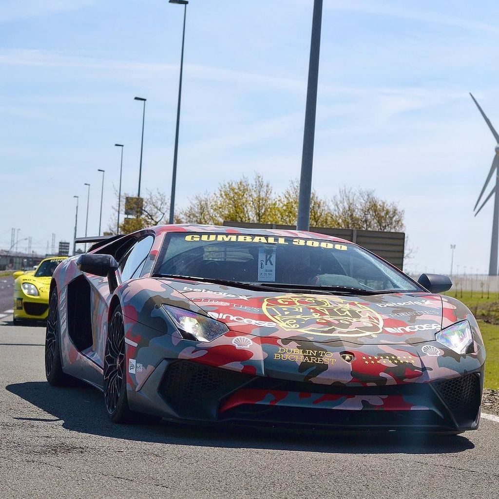OnlyCarrera's tweet photo. @afrojack 's Aventador SV followed by a Porsche 918 at the #gumball3000 event
#Lamborghini #Aventador #SV #superve… https://t.co/nc1FRDZePb