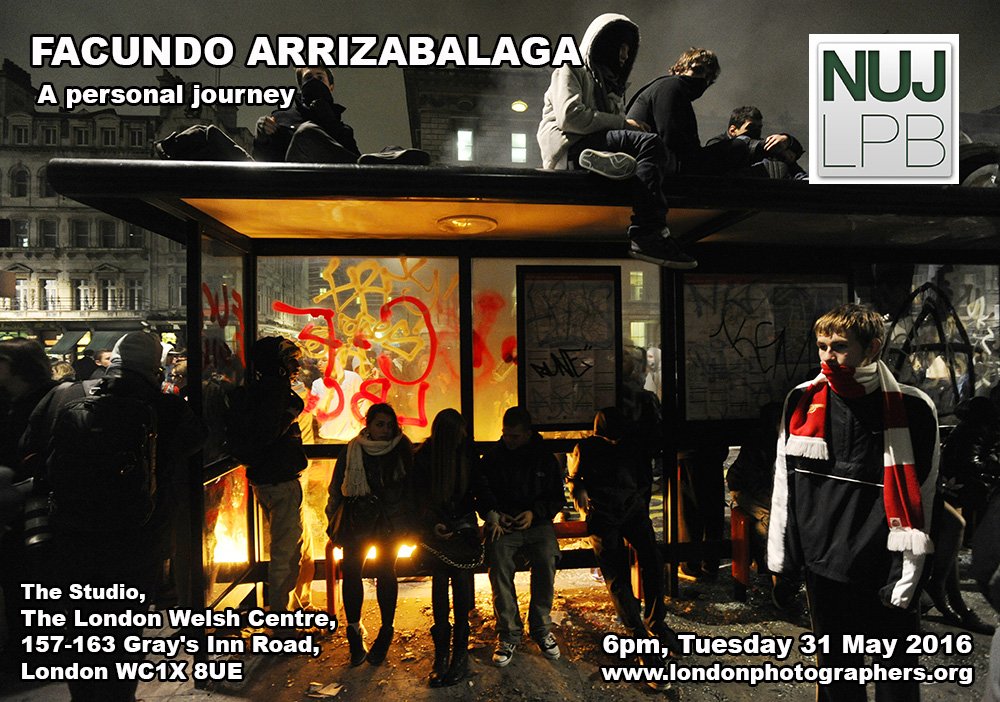 This months meeting: Facundo Arrizabalaga (<a href="/facundoarriz/">Facundo Arrizabalaga</a>) - a personal journey. #NUJ #NUJPhoto #Photojournalism