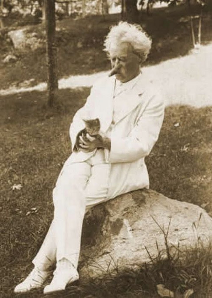 Fascinating Historical Picture of Mark Twain in 1900 