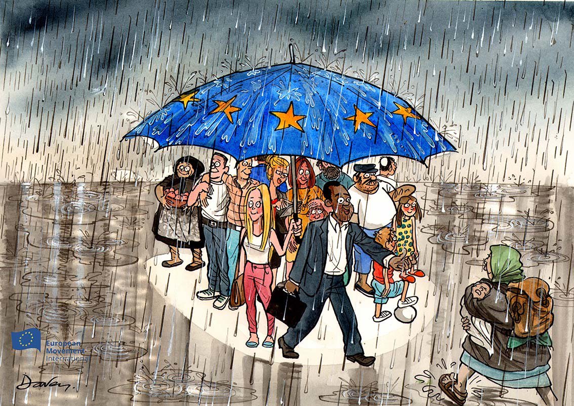 Weathering the storm together: There's still room for more under Europe’s umbrella #EUsecurity #migration #EuropeDay