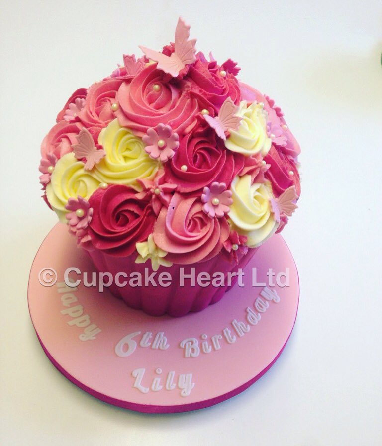 CupcakeHeart_'s tweet photo. Pretty and pink Giant Cupcake #giantcupcake #cake #pink #cupcakeheart https://t.co/fJYVHrQ3zX