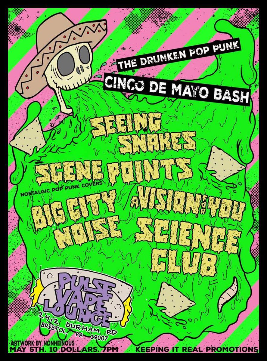 Faringwellband's tweet photo. Tomorrow night! Come party with us! 
#CincoDeMayo #phillymusic #bigcitynoise #bringyoursombreo https://t.co/FFFHptfGN6