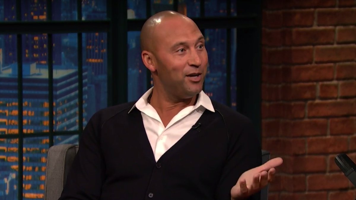 BostonDotCom's tweet photo. Derek Jeter: ‘I don’t care if you’re a Boston fan. Just don’t yell at me at restaurants’ https://t.co/o64QHCn6Wm https://t.co/YlgQVZnb2C