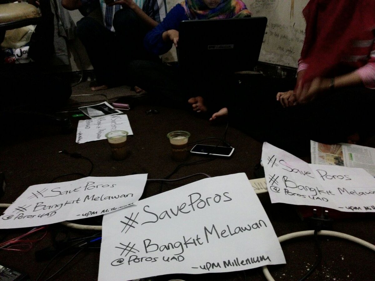 persma's tweet image. Dari @upm_millenium: #SavePoros #BangkitMelawan