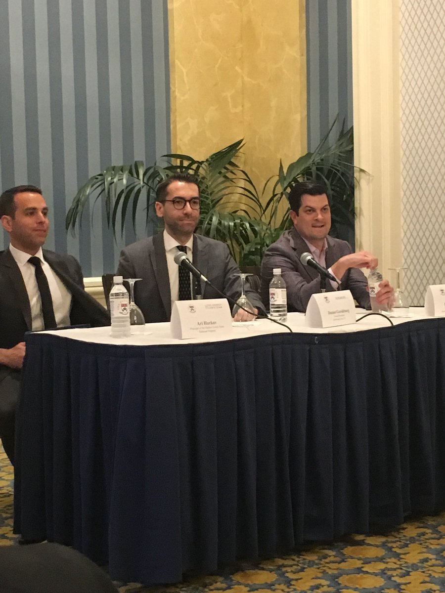 shermanwealth's tweet photo. What a great discussion on Buying vs. Renting in NYC last night w/ @ariharkov &amp; @DanielGershburg at the @ThePennClub https://t.co/tGIem9mobf