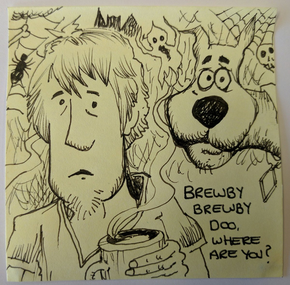 "Brew-by Doo" #teapun #ScoobyDoo #tea #mysterymachine #zoinks #youpeskykids #scoobiesnacks #follow #retweet