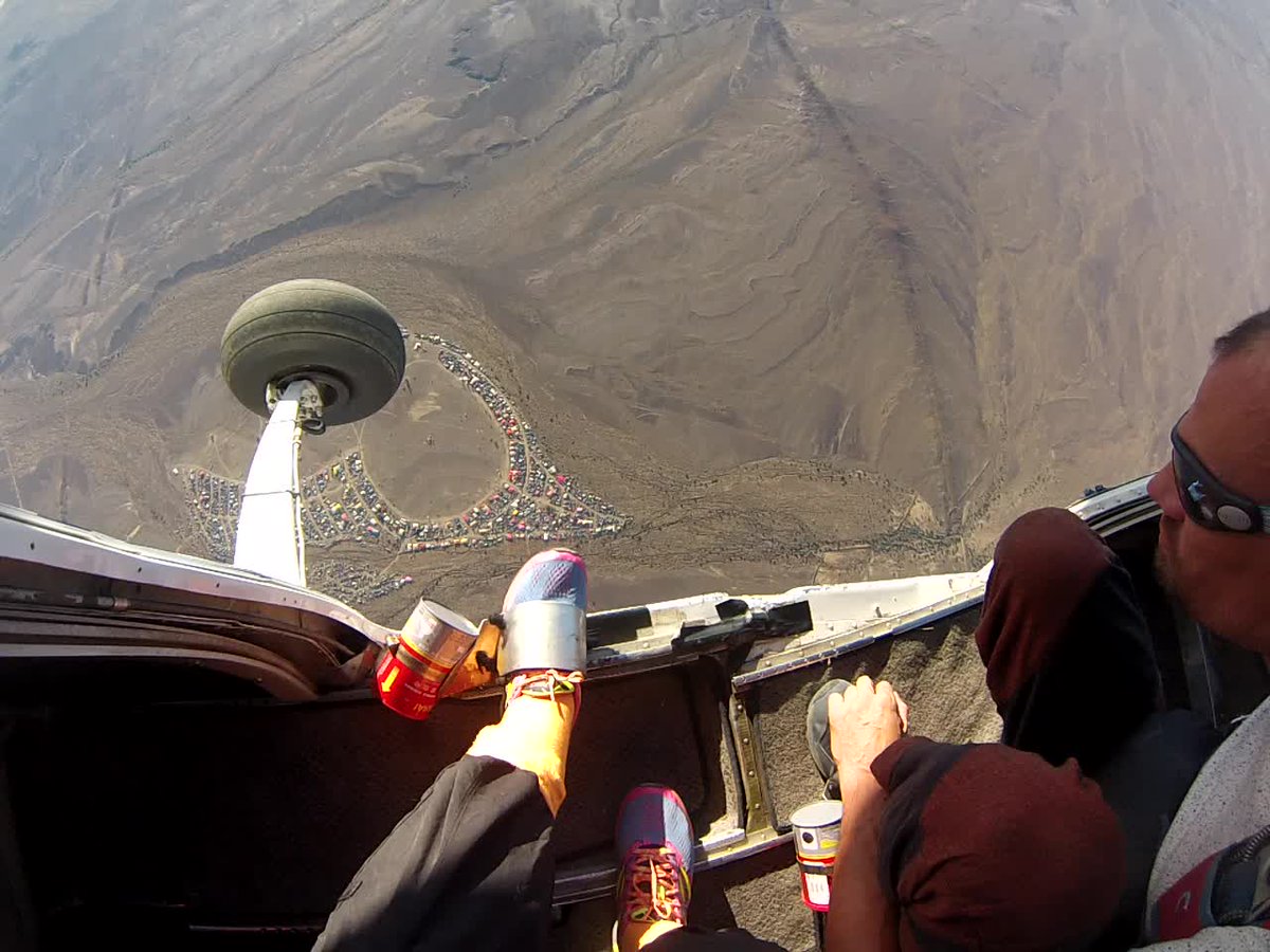 First SkyDives into #AfrikaBurn #MotherCTSkyDive #AfrikaBurnSkyDive