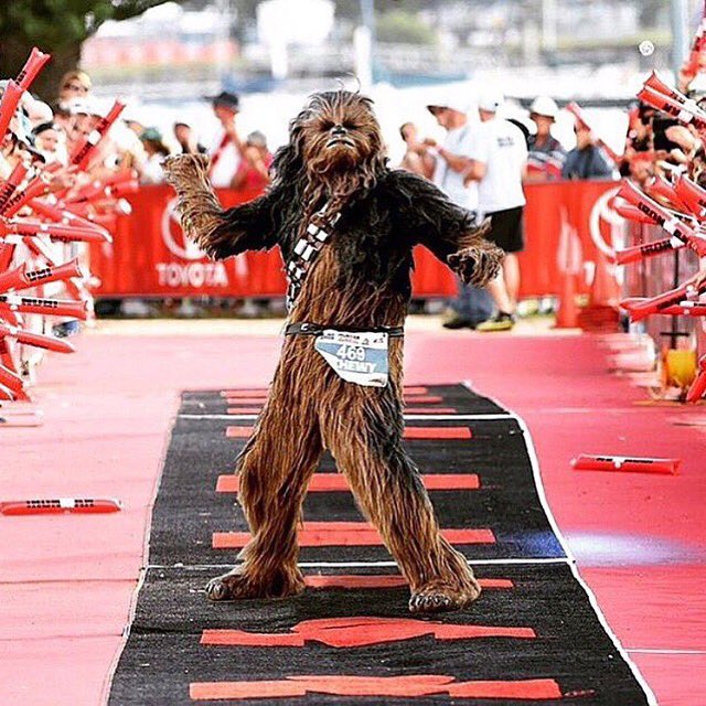 Happy #StarWarsDay! May the Fourth be with you. 🏊🚴🏃