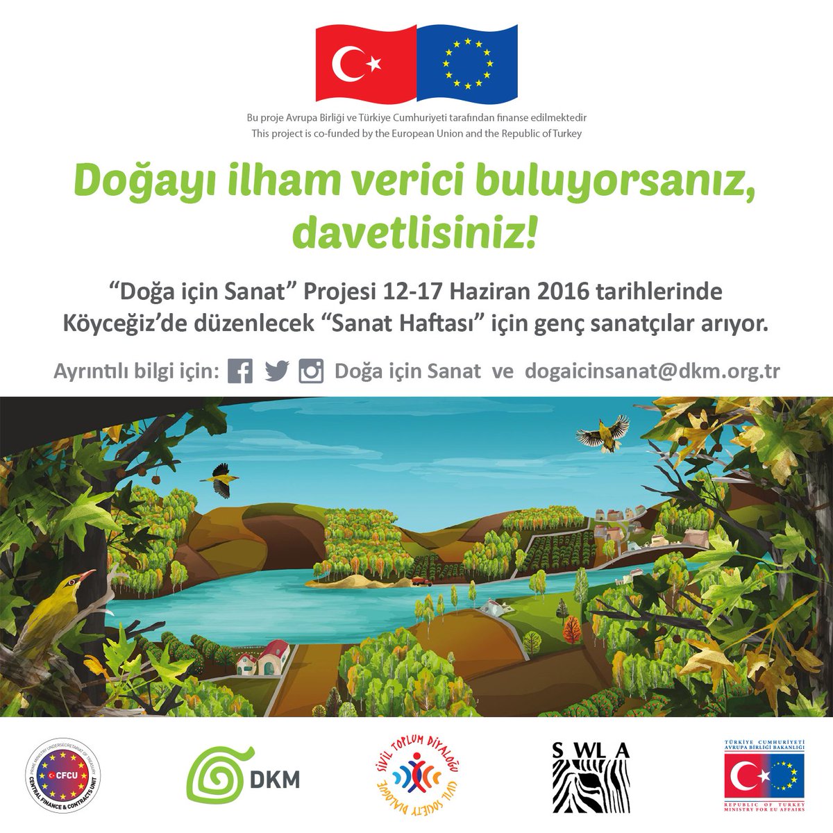 Doğa için Sanat: Genç sanatçıları yaban hayatı ile tanıştıracak proje <a href="/sivilsayfalar/">sivilsayfalar</a>