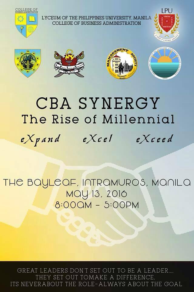 bernardalcaraz7's tweet photo. #JPIA #PSCAS #MANSOC
#ONECBA
"Synergy; eXpand, eXcel, eXceed" https://t.co/Rk0sHMLbRn