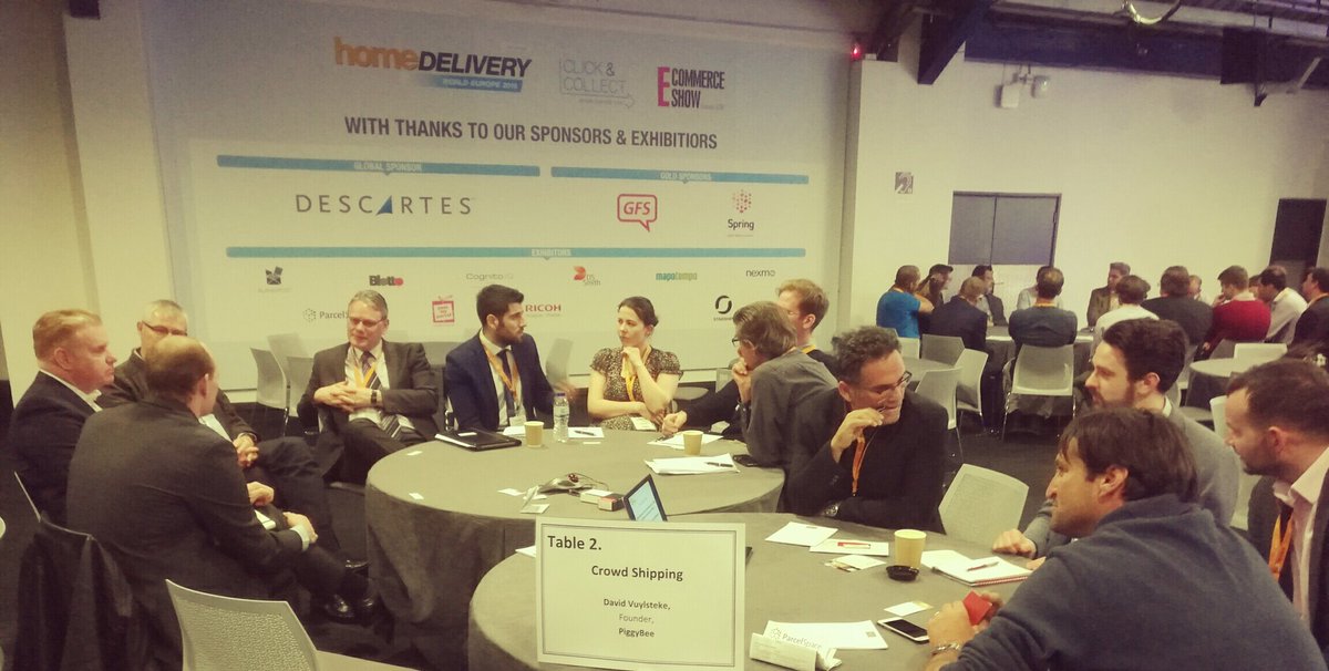 PiggyBeeTw's tweet image. Was nice to debate about CrowdShipping #HomeDeliveryConf #CrowdLogistics