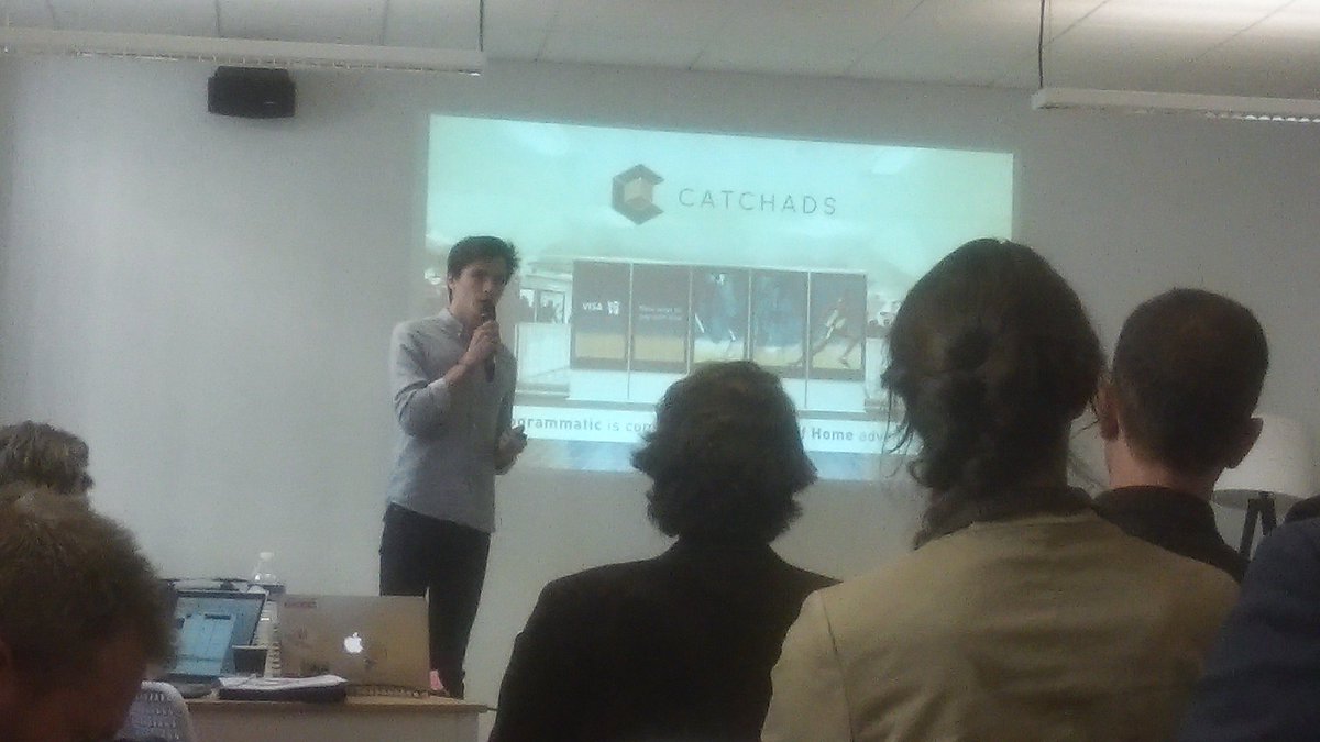 2e pitch #startup #FDTour <a href="/CatchAds/">CatchAds</a> Jeunes #entrepreneurs #Grenoble traite la #data pour noeud cibler audience pub