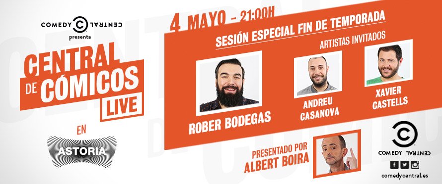 paucorbalan's tweet photo. Esta noche última sesión de la temporada en @AstoriaComedy. Echaremos de menos las risas de los miércoles. https://t.co/6k1gW24Z83