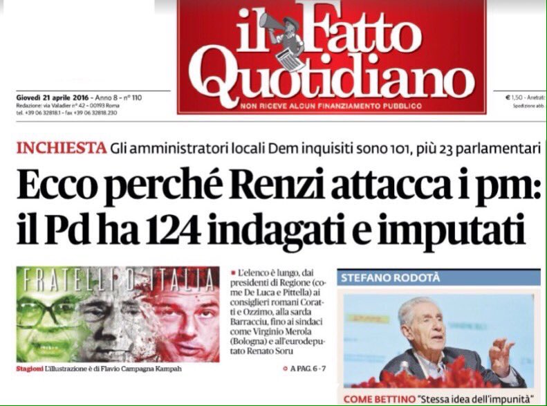 zanfagniz's tweet photo. #pdaffonda nessuna lezione morale dal giornale che era di "Gramsci"che oggi appoggia verdini, alfano e Berlusconi . https://t.co/WqMq0QnEGu