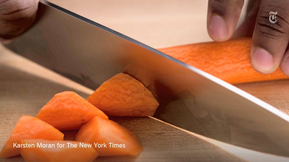 nytimes's tweet photo. The case for mastering basic knife skills https://t.co/TCLGA4Z4SH https://t.co/31gNaoquoU